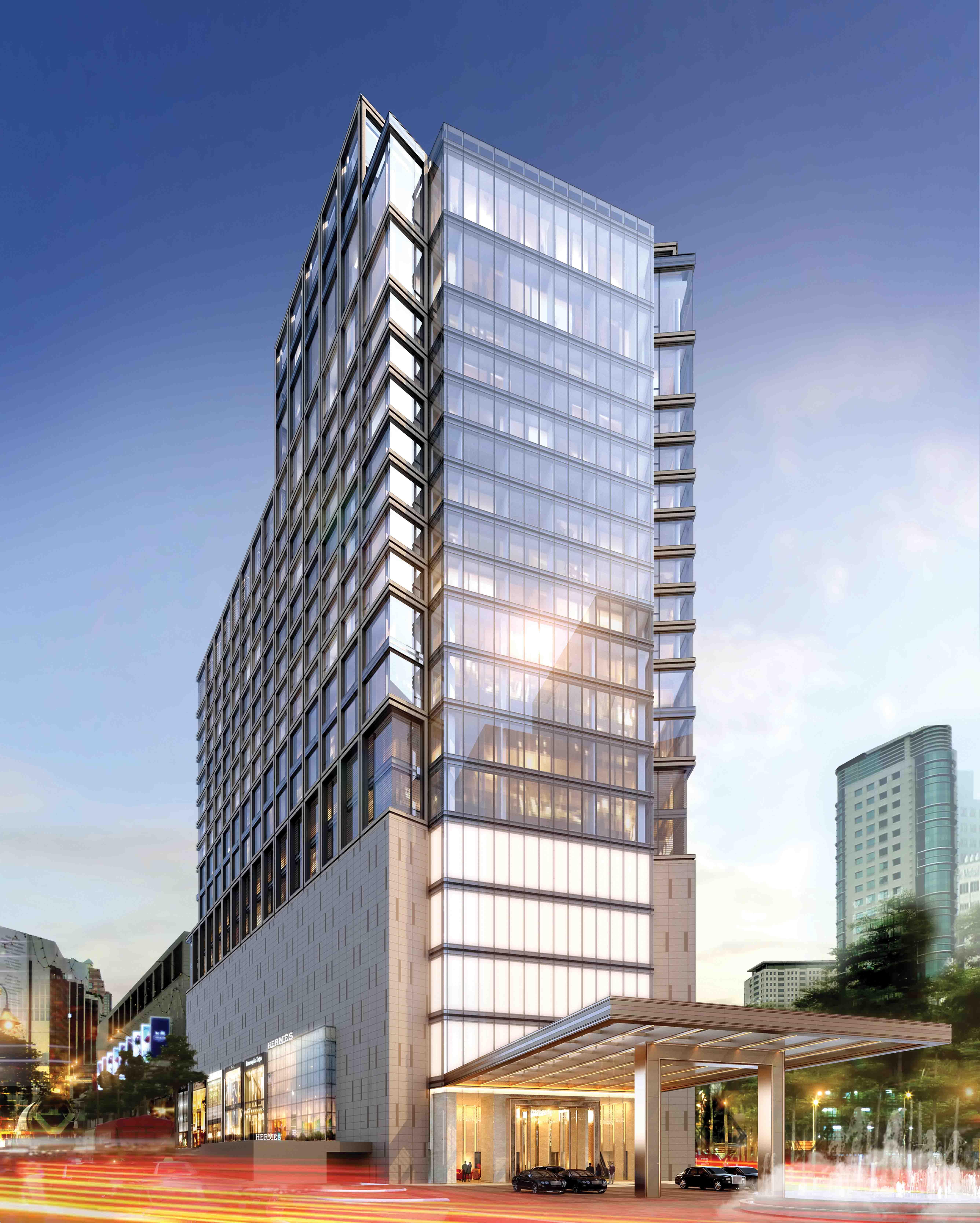 吉隆坡柏威年酒店 • 悦榕管理 外观 照片 The proposed building
